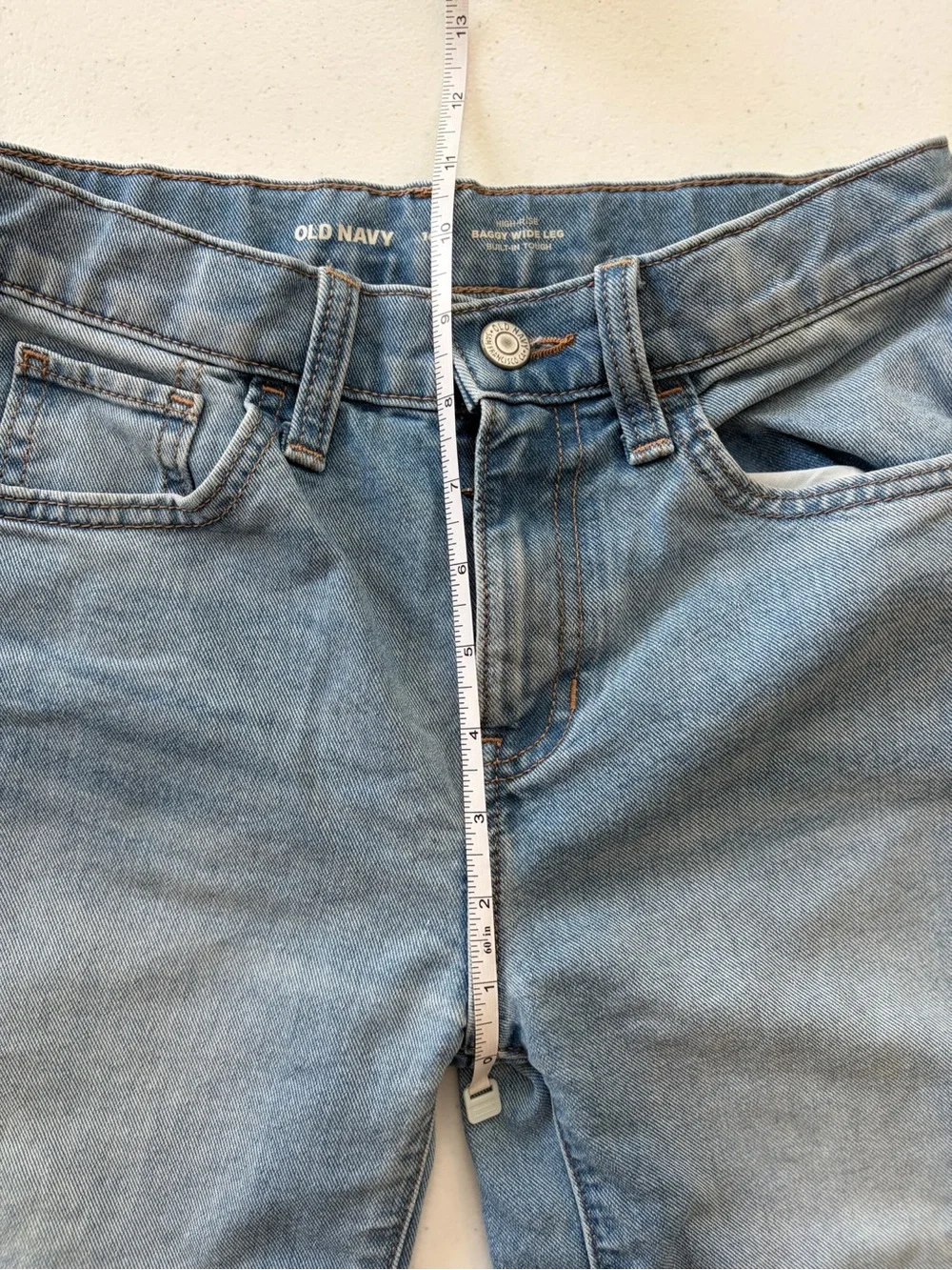 Old Navy Light Blue Wide-Leg Kids Jeans